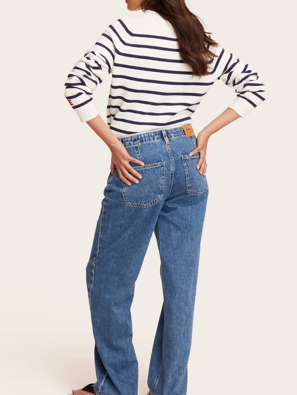 NWT Parke x Target medium wash baggy jeans size 4 - Picture 2 of 7